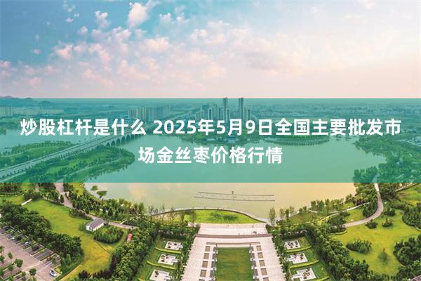 炒股杠杆是什么 2025年5月9日全国主要批发市场金丝枣价格行情