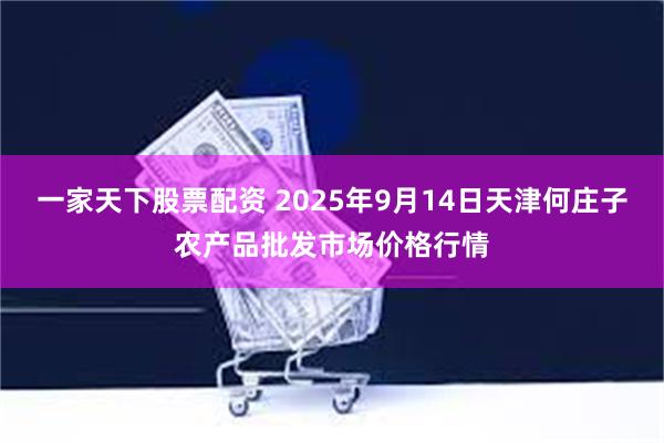一家天下股票配资 2025年9月14日天津何庄子农产品批发市场价格行情